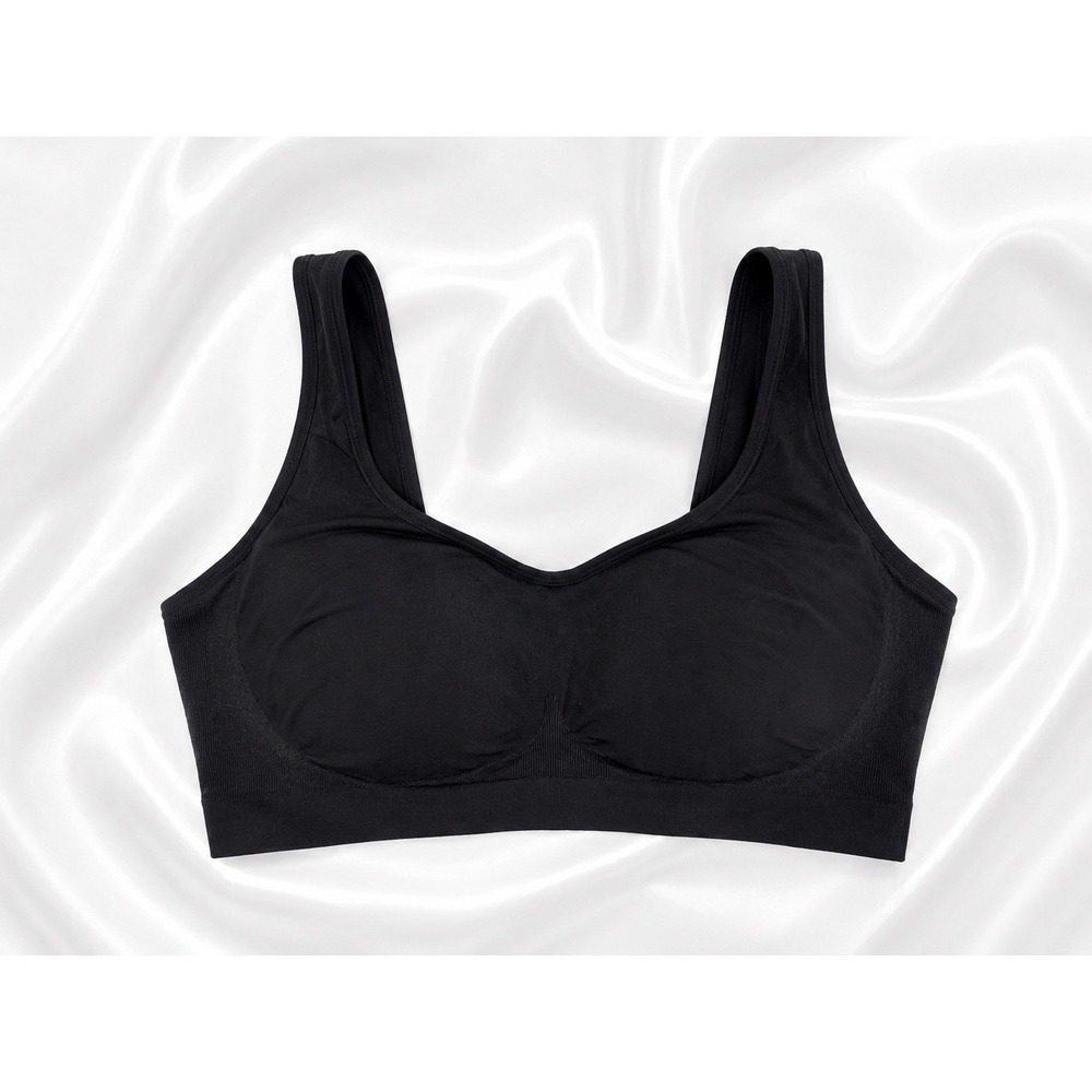 Truekind Daily Comfort Wireless Shaper Bra Black Size L Large 10022 True Kind‎